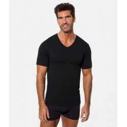 CAMISETA M/C CUELLO V, TEJIDO REGUL´ACTIV, HOMBRE, Abanderado