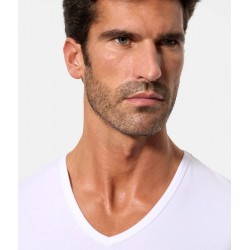 CAMISETA M/L, CUELLO V, TEJIDO REGUL´ACTIV, HOMBRE, Abanderado